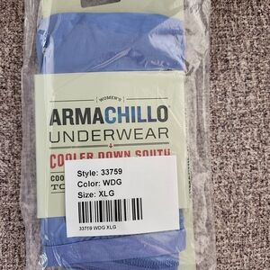 Duluth Trading Co Women's Armachillo Underwear in Blue NEW